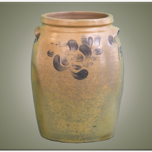 Two small handles are visible on this large Swank jug. Private collection. Photo credit: Rick Povich. 